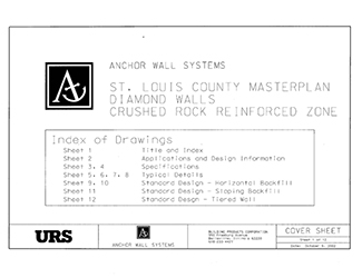 Anchor Diamond Retaining Walls Master Plans